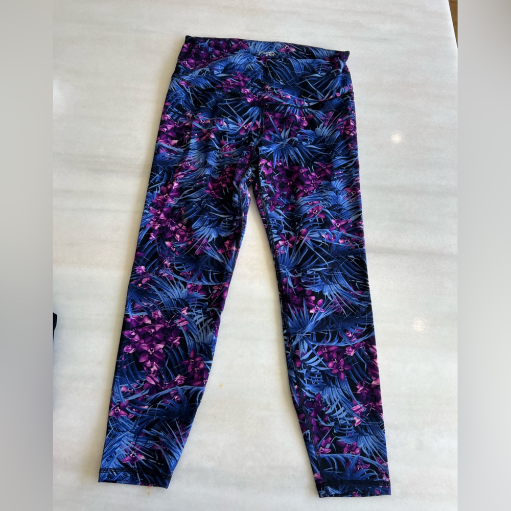 Old Navy Active Go Dry High rise tropic floral compression leggings